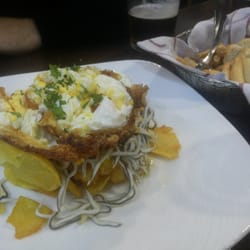 Sidrería Argayo - Huevos rotos con gulas