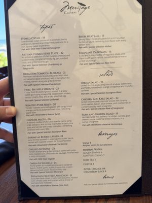 Menu photo 1 Meritage At Callaway Temecula, CA