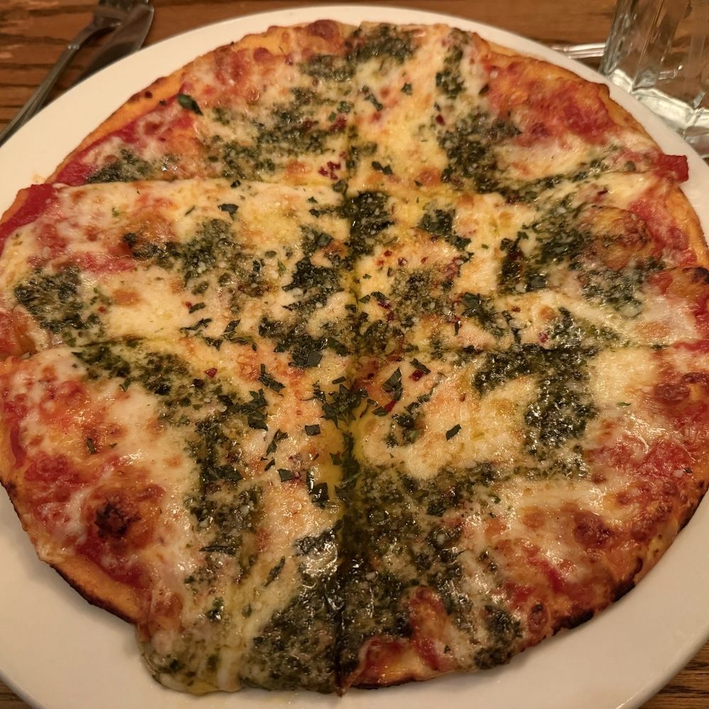 Margherita Pizza with Arribiata sauce Margherita Pizza with Arribiata sauce