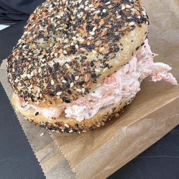 Bagelfeld's - Salmon spread, everything bagel - Bagels Near Me - Phoenix, Arizona