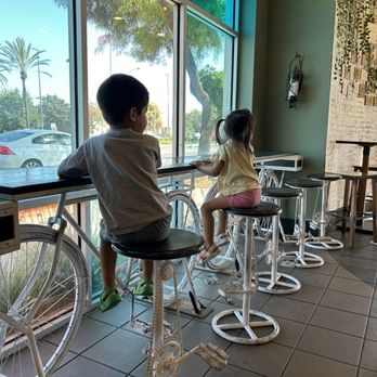 Boba St - Kids enjoyed the stools - Coffee & Tea Near Me - Baldwin Park, California