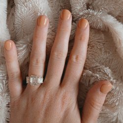 Jinks Esthetics - Nude color SNS manicure by Stephanie