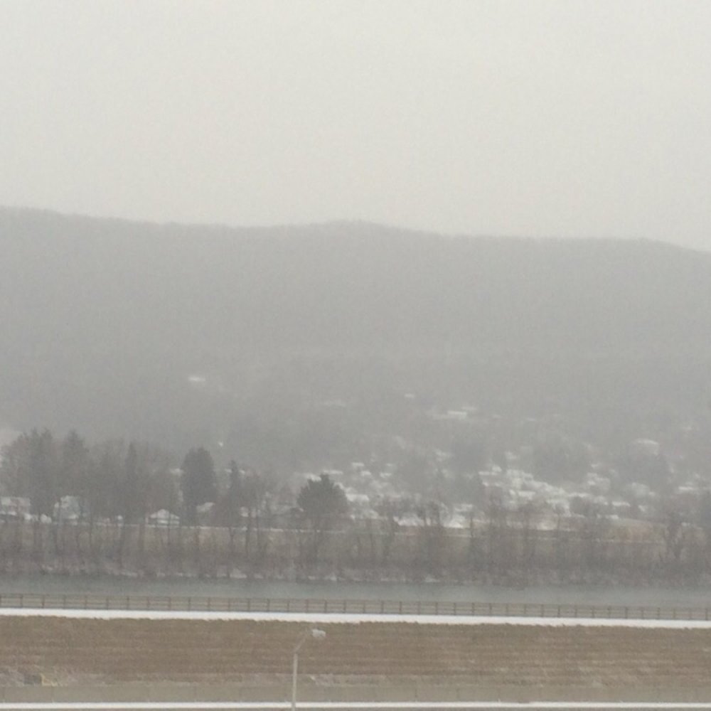 Snowy day but ive stayed here before and the mountain view is amazing. Snowy day but ive stayed here before and the mountain view is amazing.