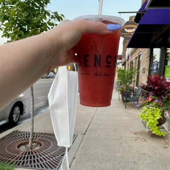 Sencha Tea Bar - Iced black tea with milk and strawberry - Bubble Tea Near Me - Saint Paul, Minnesota
