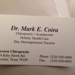 Converse Chiropractic - Converse Chiropractic biz card