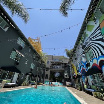 Hotel Ziggy - Wide angle of pool - Hotels Near Me - West Hollywood, California Hotel Ziggy - Wide angle of pool - Hotels Near Me - West Hollywood, California