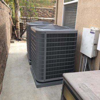 Diamond Air Services - new Carrier 4 and 5 ton units installed.  They're huge! - Air Duct Cleaning Near Me - Ontario, California
