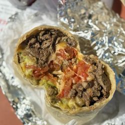 Buddy's Burrito & Taco Bar - The Gourmet Burrito with Carne Asada.