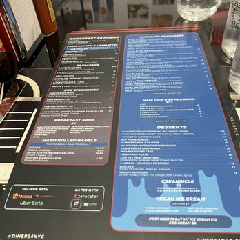 Diner 24 - Menu - Burgers Near Me - New York, New York
