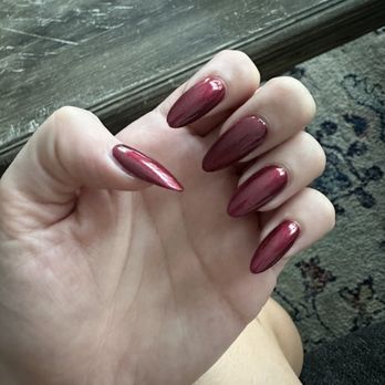 Unwind Nails & Bar - Gel X nails, medium almond - Nail Salons Near Me - Wilmington, North Carolina Unwind Nails & Bar - Gel X nails, medium almond - Nail Salons Near Me - Wilmington, North Carolina