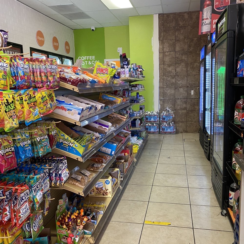Inside store