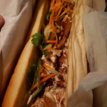 Plain & Simpol - Bbq pork sandwich, very good with a very unique sauce. - Filipino Near Me - Metuchen, New Jersey Plain & Simpol - Bbq pork sandwich, very good with a very unique sauce. - Filipino Near Me - Metuchen, New Jersey