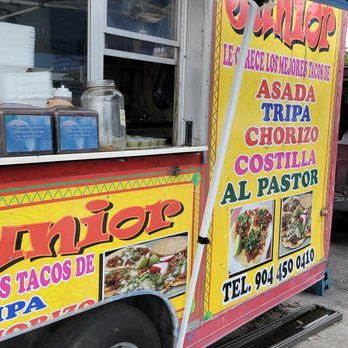 Taqueria Junior - a food truck parked on the side of the road - Food Trucks Near Me - Jacksonville, Florida Taqueria Junior - a food truck parked on the side of the road - Food Trucks Near Me - Jacksonville, Florida