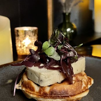 Apéro - Foie paté on a leek waffle - Bars Near Me - Washington, DC, District of Columbia