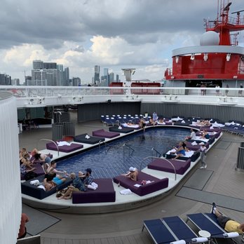 Virgin Voyages - Pool deck 15 - Boat Tours Near Me