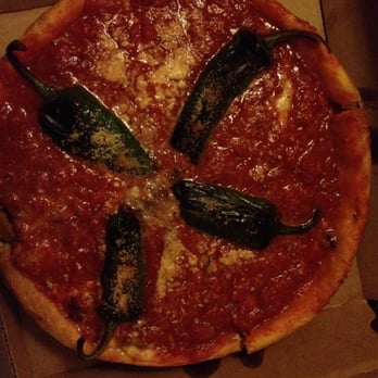Gino's East - South Loop - Jalapeño blue!! - Pizza Near Me - Chicago, Illinois