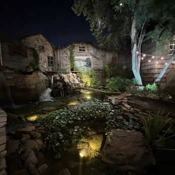 Brenner's Steakhouse - a pond at night - Steakhouses Near Me - Houston, Texas