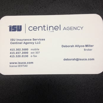 ISU Centinel Agency - Insurance Near Me - San Francisco, California ISU Centinel Agency - Insurance Near Me - San Francisco, California