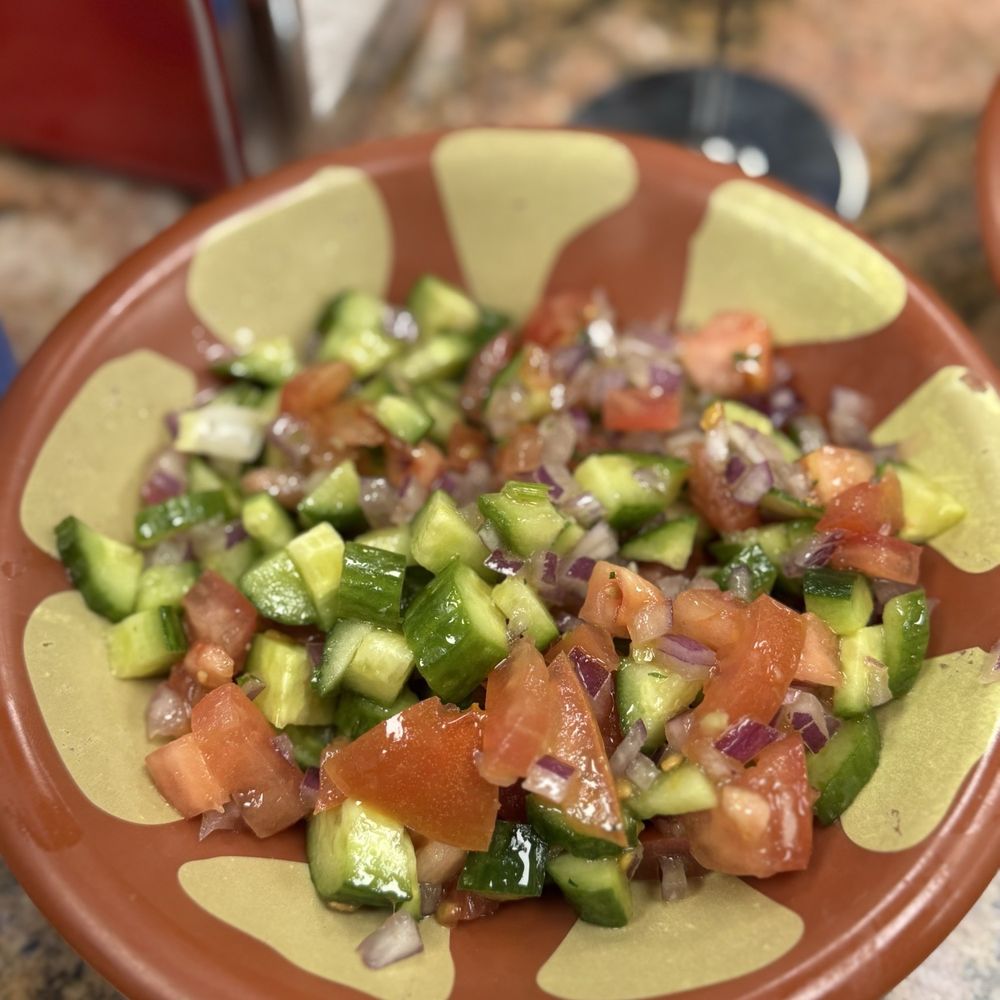 Shish Grill - Wonderful cucumber tomato salad (Jan 2026) - Mediterranean Near Me - San Ramon, California Shish Grill - Wonderful cucumber tomato salad (Jan 2026) - Mediterranean Near Me - San Ramon, California