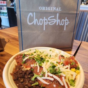 Original ChopShop - Chop bowl with Chicken - Salad Near Me - Atlanta, Georgia