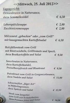 Menu photo 1 Gasthof Göbl Puchheim, BY Menu photo 1 Gasthof Göbl Puchheim, BY