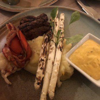 Driftwood Kitchen - Surf & Turf Maine Lobster Tail and Petite Tenderloin - Seafood Near Me - Laguna Beach, California