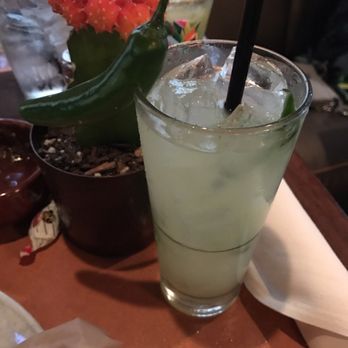 Meso Maya Comida y Copas - Cucumber margarita. We added Serrano chile for a kick - Mexican Near Me - Dallas, Texas Meso Maya Comida y Copas - Cucumber margarita. We added Serrano chile for a kick - Mexican Near Me - Dallas, Texas