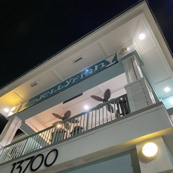 The Jellyfish - Looking up at the restaurant from the first floor. - Seafood Near Me - Pensacola, Florida