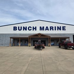 Bunch Marine - Front door of showroom.