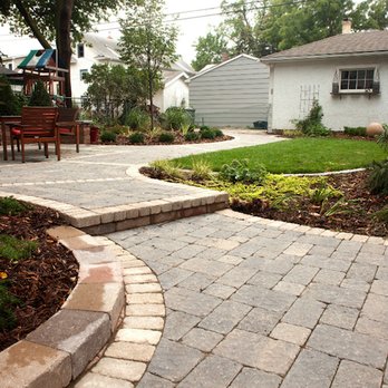 Urban Paradise Landscaping - a brick walkway in a backyard - Landscaping Near Me Urban Paradise Landscaping - a brick walkway in a backyard - Landscaping Near Me