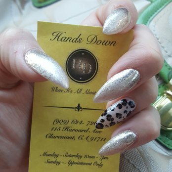 Hands Down - I am extremely HAPPY with my nails!!! Thank you so much tee they are beautiful!!!! - Nail Salons Near Me - Claremont, California Hands Down - I am extremely HAPPY with my nails!!! Thank you so much tee they are beautiful!!!! - Nail Salons Near Me - Claremont, California