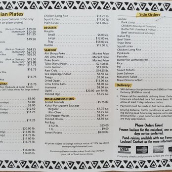 Young's Fish Market - Menu 2023 - Hawaiian Near Me - Honolulu, Hawaii Young's Fish Market - Menu 2023 - Hawaiian Near Me - Honolulu, Hawaii