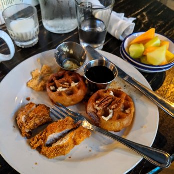 Bristol Republic - Chicken and waffles as made from the brunch buffet - Bars Near Me - Columbus, Ohio Bristol Republic - Chicken and waffles as made from the brunch buffet - Bars Near Me - Columbus, Ohio