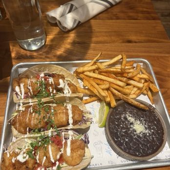 Pacific Catch - Shrimp tacos Taco Platter (3) - Seafood Near Me - Dublin, California