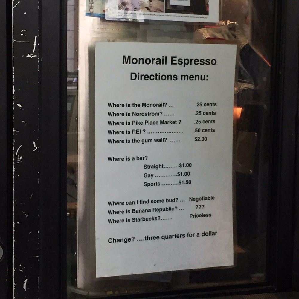 Monorail Espresso - Coffee & Tea Near Me - Seattle, Washington