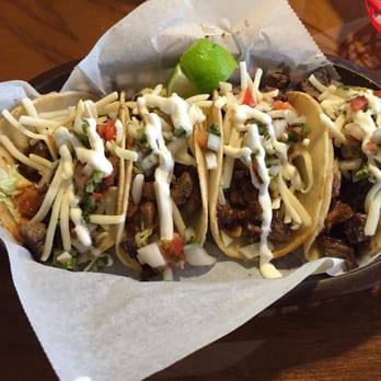 Señor Taco - 4- steak tacos on corn tortilla loaded with lettuce, pico, cheese, and sour cream. - Mexican Near Me - Pinellas Park, Florida