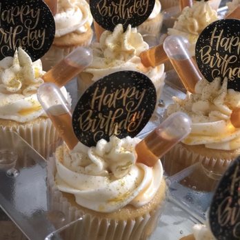 KJ Delectable Delights - Vanilla cupcakes with homemade buttercream icing infused with 1738 liquor ~ Sweet Baby Jesus!!! - Custom Cakes Near Me KJ Delectable Delights - Vanilla cupcakes with homemade buttercream icing infused with 1738 liquor ~ Sweet Baby Jesus!!! - Custom Cakes Near Me