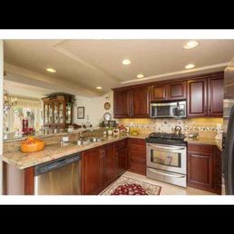 Picture of BEFORE dark kitchen. Picture of BEFORE dark kitchen.