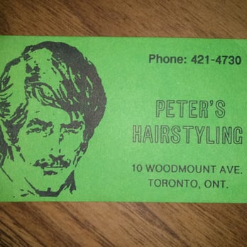 Peter's Hairstyling - Business card - Barbers Near Me - Toronto, Ontario Peter's Hairstyling - Business card - Barbers Near Me - Toronto, Ontario