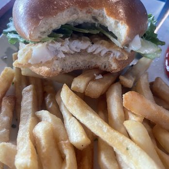 Crabby Bill's - Whitefish sandwich. - Seafood Near Me - St. Pete Beach, Florida