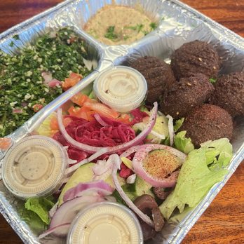 Med Mix - Falafel Plate - Mediterranean Near Me - Seattle, Washington