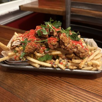 PDX Sliders - Loaded Elote Fried Chicken fries - Burgers Near Me - Portland, Oregon PDX Sliders - Loaded Elote Fried Chicken fries - Burgers Near Me - Portland, Oregon