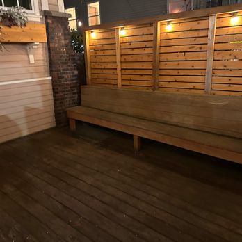 Atoma - The exterior waiting area (warm weather) - New American Near Me - Seattle, Washington Atoma - The exterior waiting area (warm weather) - New American Near Me - Seattle, Washington