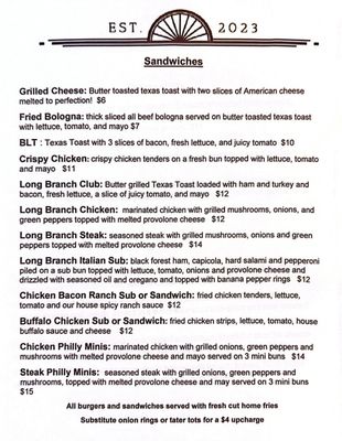 Menu photo 3 Long Branch Saloon & Grill Newport, TN Menu photo 3 Long Branch Saloon & Grill Newport, TN