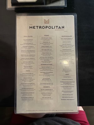 Menu photo 4 The Metropolitan Downtown Cheyenne, WY Menu photo 4 The Metropolitan Downtown Cheyenne, WY
