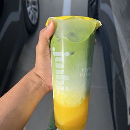 Mango Matcha Latte