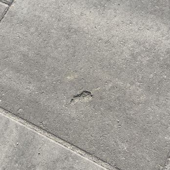 Swan Pools - We have these gouges all over the concrete pavers just installed. Chips and gouges - Pool & Hot Tub Service Near Me - Lake Forest, California