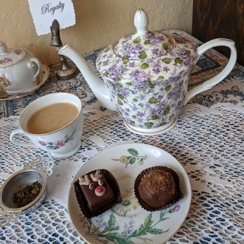 Lovey's Tea Shoppe - Delicious vanilla lavender tea + delightful petit fours - British Near Me - Pacifica, California Lovey's Tea Shoppe - Delicious vanilla lavender tea + delightful petit fours - British Near Me - Pacifica, California