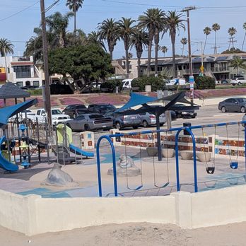 Seal Beach Pier Playground - View of the playground from the pier - Playgrounds Near Me - Seal Beach, California Seal Beach Pier Playground - View of the playground from the pier - Playgrounds Near Me - Seal Beach, California