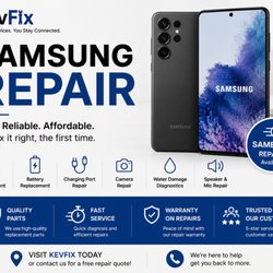 KevFix - Samsung repair by KevFix! We fix cracked screens, batteries, charging ports & more. Fast service, quality parts, free quotes.